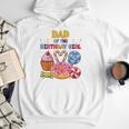 Dad Of The Birthday Girl Candyland Colorful Lollipop Party Men Hoodie