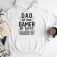 Dad By Day Gamer By Night Father's Day Gaming Men Hoodie