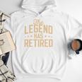 Dad Grandpa Retirement The Legend Has Retired 2026 Men Men Hoodie
