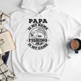 Dad Is My Name Fishing Is My Game Loves Fishing Men Hoodie
