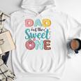 Dad Of The Sweet One 1st Birthday Girl Donut Party Men Hoodie