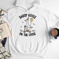 Daddy Goose On The Loose Birthday Matching Family Men Hoodie