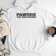 Dog Dad Humor PAWDRE The Dog Father Not Just a Dog Dad Men Hoodie