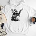 Dog Guitarist Guitar Yorkie Dad Mom For Men Women Men Hoodie