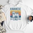 Dog Havanese Dad Vintage Havanese Dad Men Hoodie