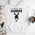 Donkey Mom Or Dad I Love My Donks Farmer Men Hoodie