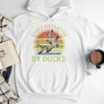 Easily Distracted Duck Hunting Dad Hunter Son Daughter Men Hoodie