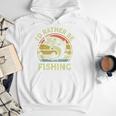Fishing I'd Rather Be Fishing Bass Fish Dad Jokes Men Hoodie
