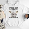 Fishing Tuna Bass Rod Fisherman Cool Dad Quote Men Hoodie