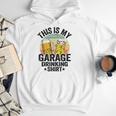 Garage Drinker Dad Vintage Beer This Is My Garage Drinking Men Hoodie