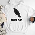 Goth Dad Gothic Bird Crow Emo Father's Day Men Hoodie