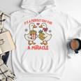 IVF Mom Dad Embryo Transfer Day It's A Day For A Miracle Men Hoodie