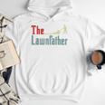 Lawn Mowing Lawnfather Dad Lawn Mower Gardening Men Hoodie