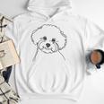 Line Art Dad Mom Dog Bichon Frise Men Hoodie Line Art Dad Mom Dog Bichon Frise Men Hoodie