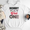 Mommy Of The Fast One Car Racing Dad 1St Birthday Boy Men Hoodie