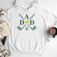 Par Dad Golf Matching Golfing Quote Party Pocket Men Hoodie