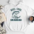 Reel Cool Grandad Fishing Grandpa Vintage Style Men Hoodie Reel Cool Grandad Fishing Grandpa Vintage Style Men Hoodie