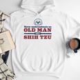 Shih Tzu Dad Shirt Never Underestimate An Old Man Gift Tee Men Hoodie