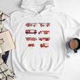 Toddler Boy Types Of FireTruck Firefighter Baby Dad Fireman Men Hoodie Toddler Boy Types Of FireTruck Firefighter Baby Dad Fireman Men Hoodie