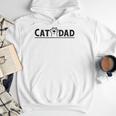 Worlds Best Cat Dad Ever Vintage Cat Dad Father Day Men Men Hoodie