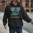 Adoption Announcement Day Dad Heart Small Men Hoodie