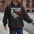 African Grey Parrot Dad Congo Bird Father Men Hoodie