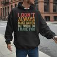 Baby Twins For Pregnant Mum Dad Men Hoodie