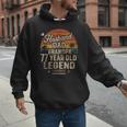Back Legend Husband Dad Grandpa 77 Year Old 77th Birthday Men Hoodie