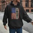 Best Dad Ever US American Flag For Father's Day Men Men Hoodie