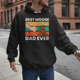 Best Moose Dad Ever Moose Men Hoodie