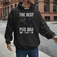 Best Pug Dad Ever Fathers Day Cute Daddy Dad Pug Men Hoodie