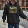 Bob Name Vintage Bob Father's Day Dad Bob Men Hoodie