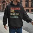 Bowler Husband Dad Bowling Legend Father's Day Men Hoodie