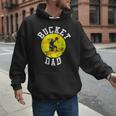 Bucket Dad Softball Dad Baseball Father's Coach Men Hoodie