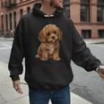 Cavapoo Breed Pet Lover Art Dog For Mom Dad Kids Men Hoodie