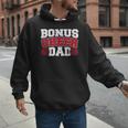 Cheer Stepdad Bonus Cheer Dad Red Men Hoodie