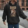Cute Dad Of The Birthday Girl Horse Family Party Men Hoodie