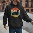 Dachshund Long Haired Dog Vintage Mom Dad Retro Men Hoodie