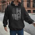 Dad American Flag Dad Patriotic Father's Day Men Hoodie