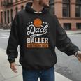 Dad Of The Baller Birthday Boy Basketball Themed Party Men Hoodie