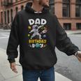 Dad Of The Birthday Boy Astronaut Outer Space Birthday Men Hoodie