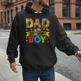 Dad Of The Birthday Boy Master Builder Kids Building Blocks Men Hoodie