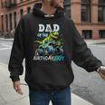 Dad Of The Birthday Boy Monster Truck Dinosaur PartyRex Men Hoodie