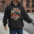 Dad Of The Birthday Boy Monster Truck Birthday Men Hoodie