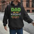 Dad Of The Birthday Boy Pixel Gamer Party Matching Family Men Hoodie