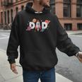 Dad Of The Birthday Boys Space Astronaut 1st Birthday Family Men Hoodie