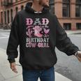 Dad Of The Birthday Cow-Girl Rodeo Cowgirl Bday Men Hoodie