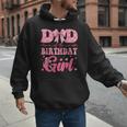 Dad Of The Birthday Girl Family Pink Coquette Bow Men Hoodie