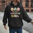 Dad Of The Birthday Girl Sweet Donut Birthday Family Men Hoodie