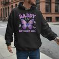 Dad Of The Birthday Girl Tie Dye Butterfly Birthday Family Men Hoodie
